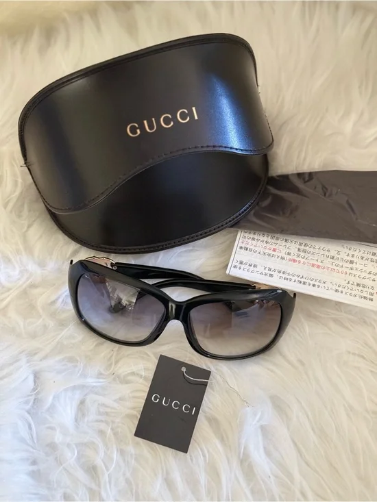 Gucci Black Frame with Gray Gradient Lenses Sunglasses