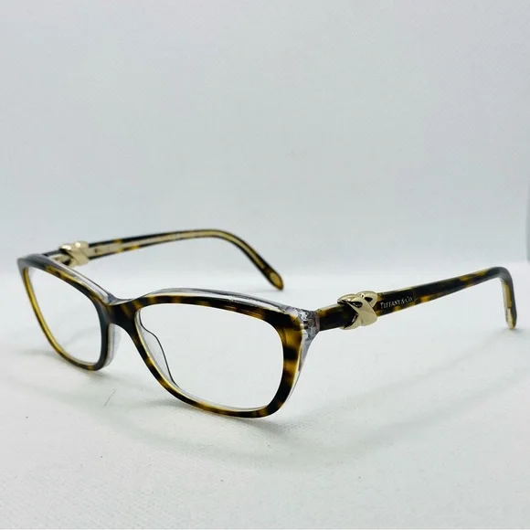 EUC Tiffany & Co Havana TF2075 Cat Eye RX Eyeglasses