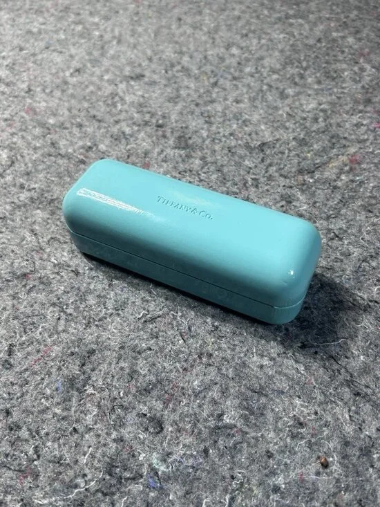 Tiffany & Co Sunglasses Eye Glasses Hard Case Clamshell Blue Case Only
