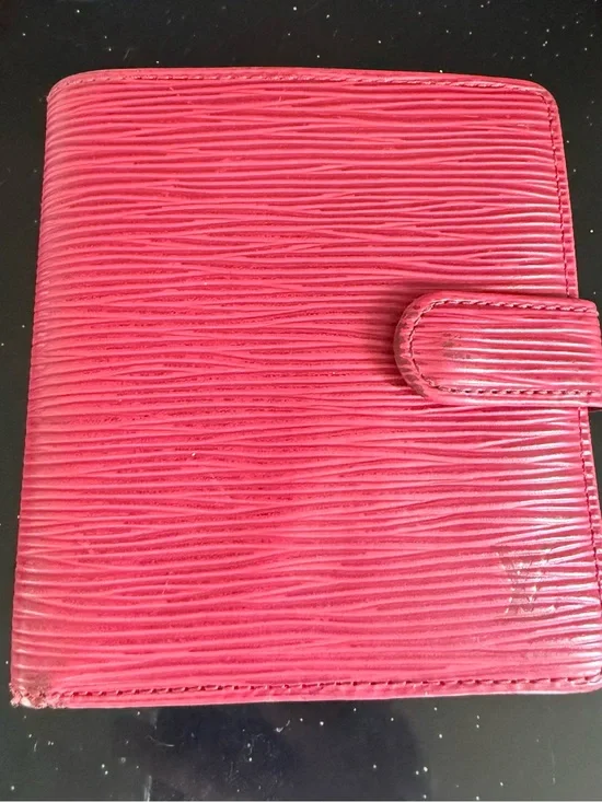 Louis Vuitton Red Epi Leather Wallet