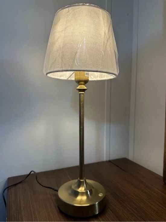 Brand New Kakanuo Rechargeable LED Table Lamp USB-C Cordless Touch Control Brass
