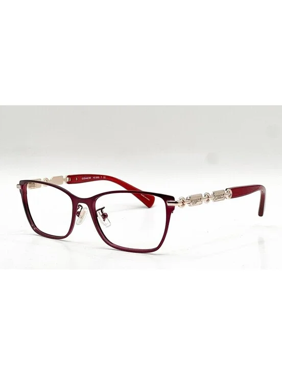 Coach HC 5065 9215 Burgundy Rectangle Authentic Eyeglass Frames 53-17-135