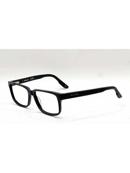 Columbia C8000 001 Black Rectangle Authentic Eyeglass Frames 58-16
