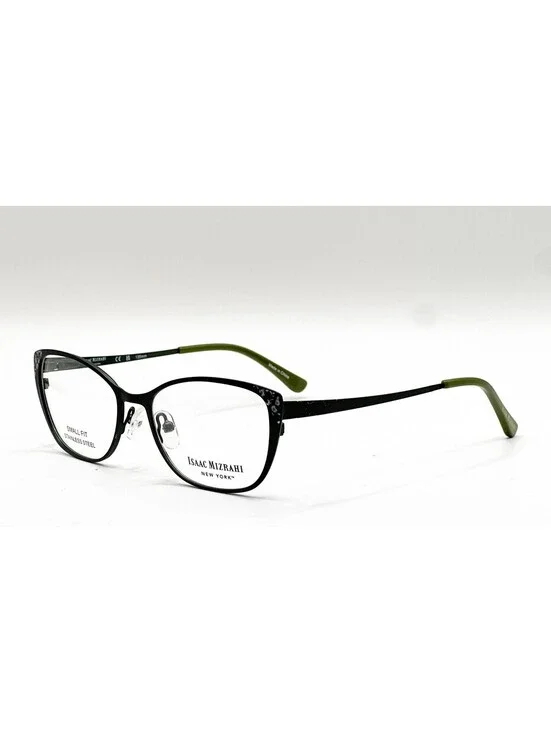 Isaac Mizrahi IM30077 GN Green Cat Eye Authentic Eyeglass Frames 50-16-135