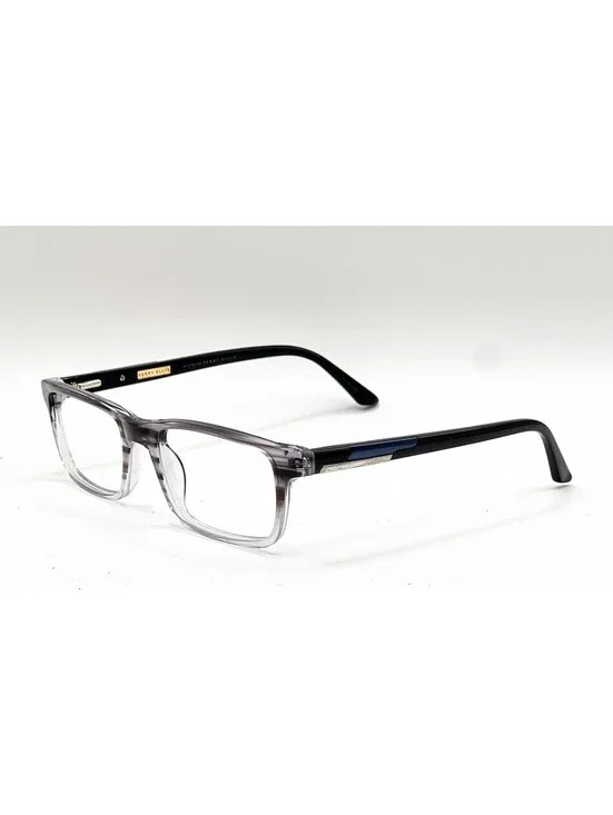 Perry Ellis Pe326-3 Gray Horn Fade Rectangle Authentic Eyeglass Frames 54-19