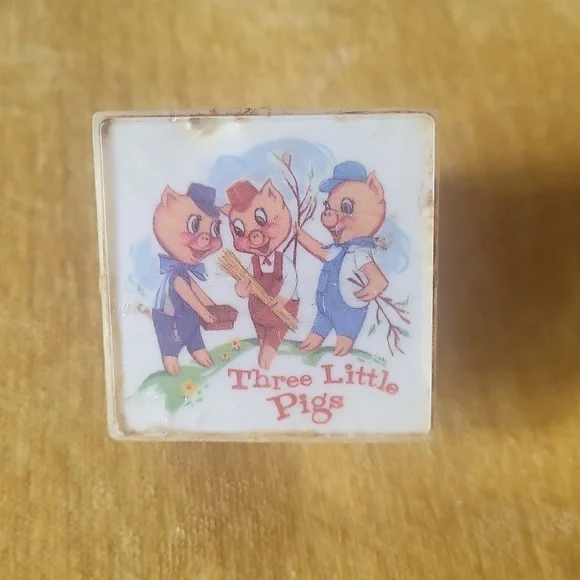 Three Little Pigs Night Light Collectible Made USA CS Inc