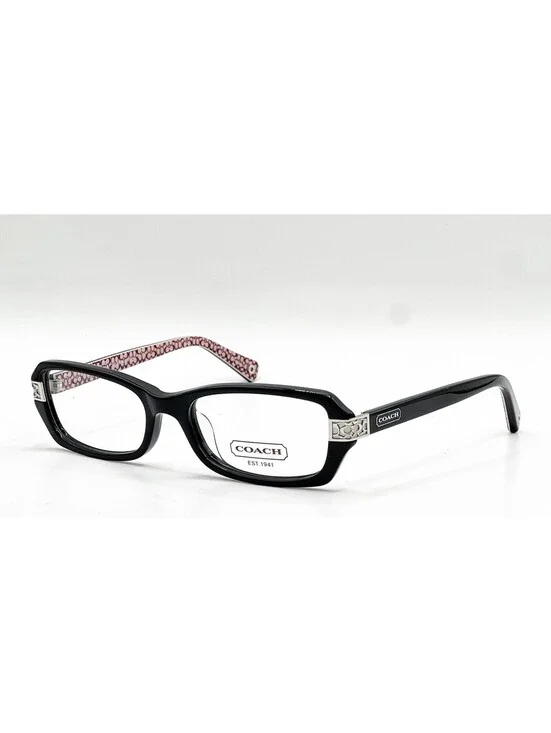 Coach HC 6005A 5034 Black Rectangle Authentic Eyeglass Frames 53-17-135