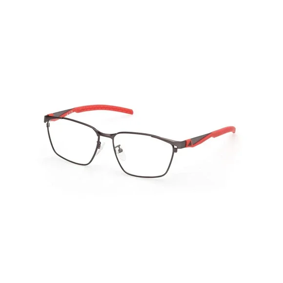 NWT Adidas SP5099 Gray Red 56mm Eyeglasses