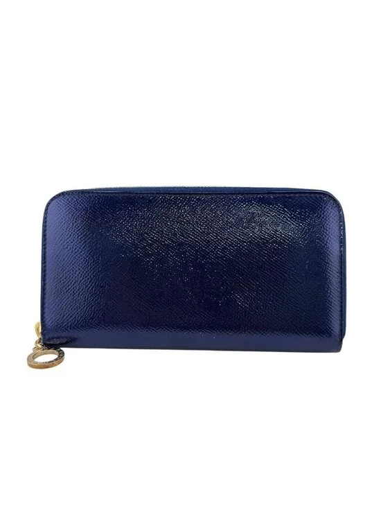 Bvlgari Zip Around Circle Logo Wallet