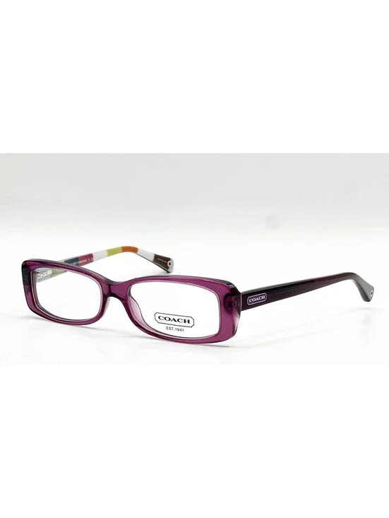 Coach HC 6011 5043 Purple Rectangle Authentic Eyeglass Frames 51-15-135