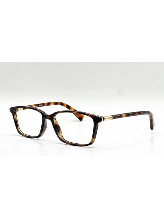 Coach HC 6077 5120 Dark Tortoise Rectangle Authentic Eyeglass Frames 53-15-135
