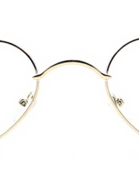 Prescription Minimalist Gold Heart Shaped Women's Eyeglass Frames