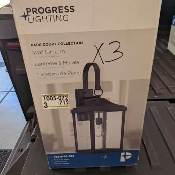Progress Lighting Park Court Wall Lantern | NEW