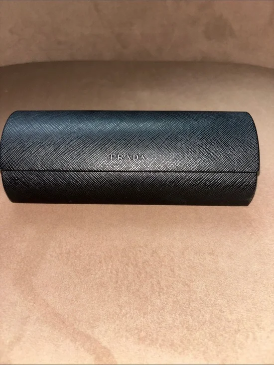 Prada Black Saffiano Leather Eyewear Case