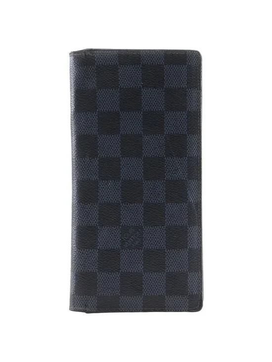 Louis Vuitton Portefeuille Brazza Damier Graphite Canvas Black Wallet