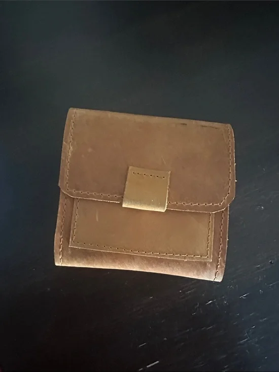 ABLE Brown Leather Wallet