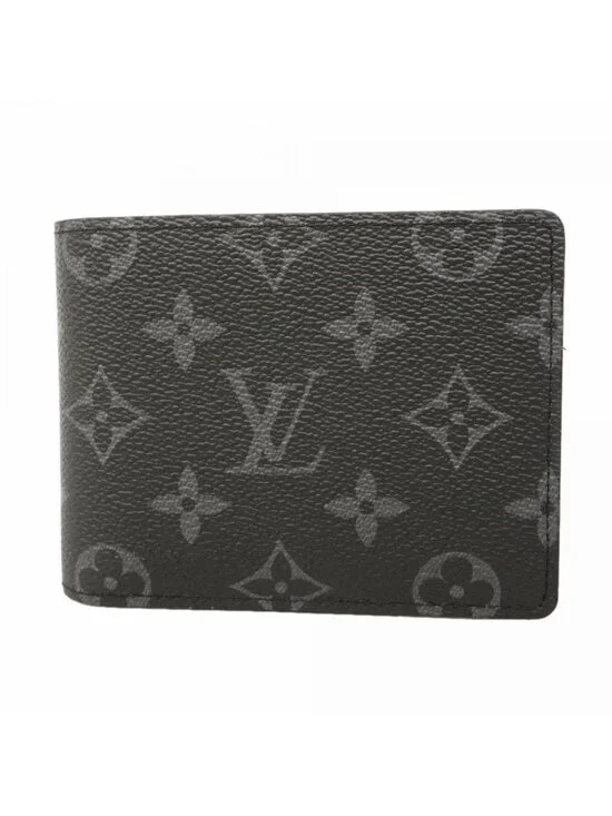 Louis Vuitton Wallet Monogram Eclipse Portefeuille Multiple Black