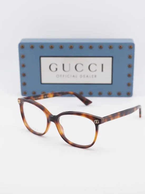Gucci GG1816O 006 Cat Eye Eyeglasses - Havana 54mm