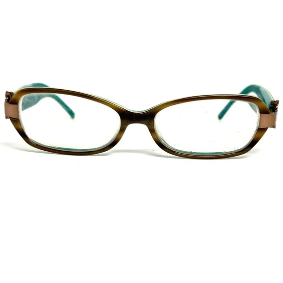 Kate Spade Susanna 0JUR Eyeglasses Frames Brown Teal Rectangular‎ Women 125 0JUR