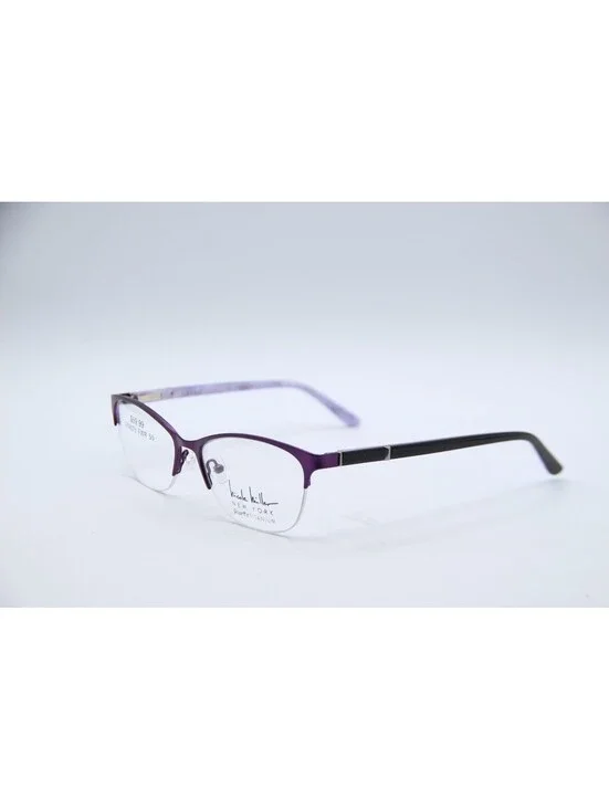 Nicole Miller New York Gardiner C03 Eggplant Authentic Eyeglasses 55-17 !!
