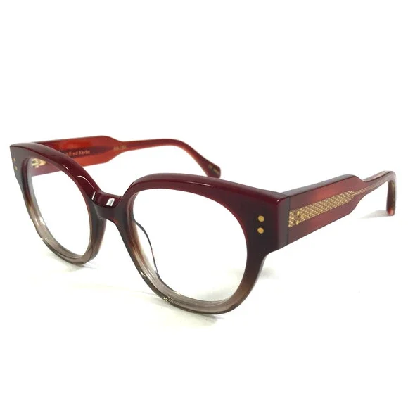 Alfred Kerbs Eyeglasses Frames ANITA RD Red Gradient Cat Eye Full Rim 50-20-140
