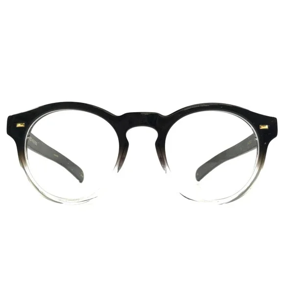Alfred Kerbs Eyeglasses Frames ALICE BK Black Gradient Round Full Rim 51-23-150