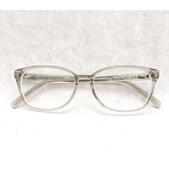 EUC Warby Parker Clemens M Eyeglasses Frames Clear Acetate‎ Oval Rim 54-16-142
