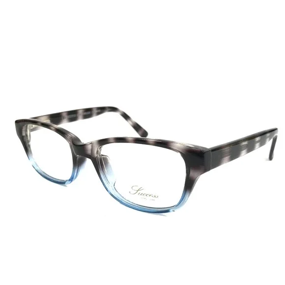 Success Eyeglasses Frames SS-63 GREY/BLUE Tortoise Cat Eye Full Rim 50-19-140