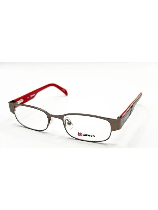 X Games Biker 033 Satin Gunmetal Authentic Eyeglasses 47-16-130