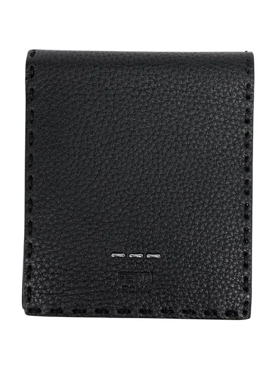 Fendi Selleria Bifold Wallet Leather Black