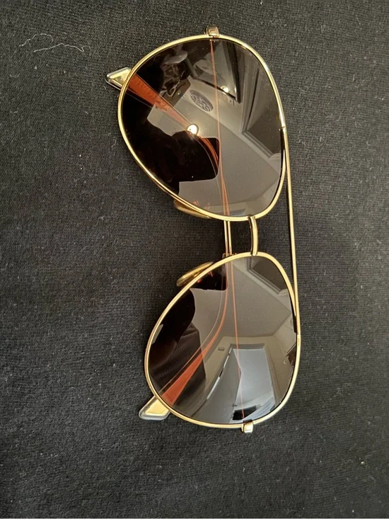 Celine Aviator Sunglasses - Gold Frame with Dark Lenses