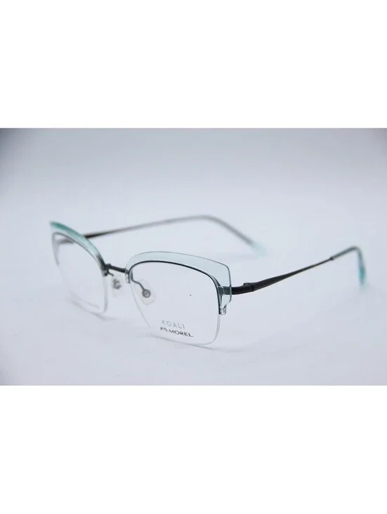Morel 20071K Bn23 Clear Blue Black Authentic Eyeglasses 52-20-140