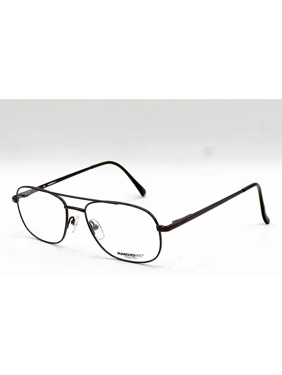 Marchon Nyc M1002 249 Brown Authentic Eyeglasses 55-17-145