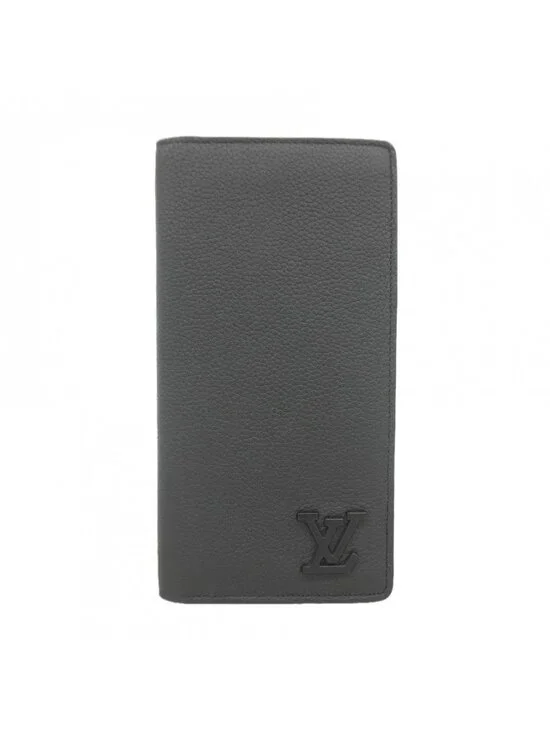 Louis Vuitton Wallet Aerogram Portefeuille Brazza NM Black