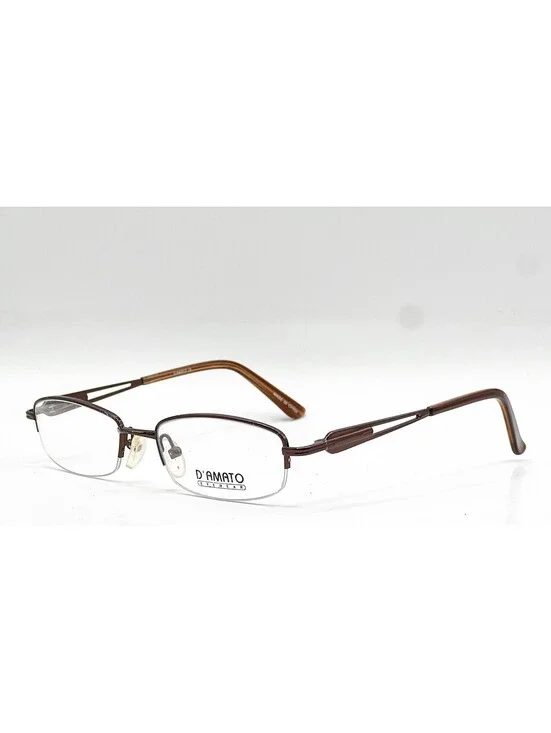 D'Amato Eyewear Dw593 Brn Brown Authentic Eyeglasses 51-17-135