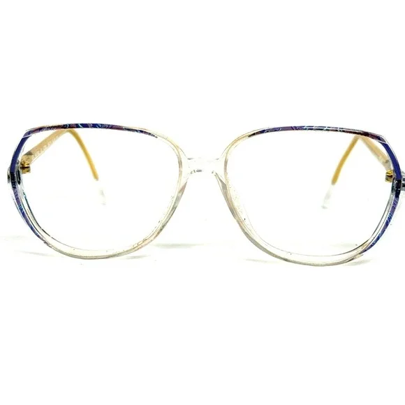 Silhouette SPX M 1783 C 2288 Eyeglasses Frames Clear Blue Gold 56-14-135 Austria