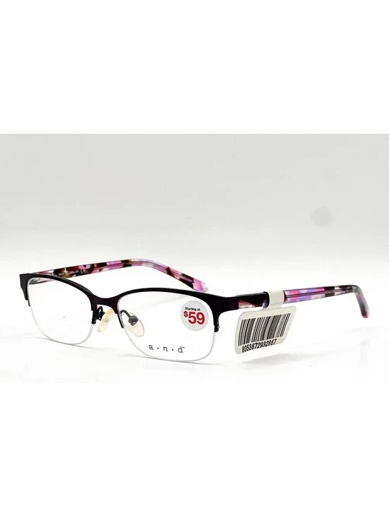 A New Day A3 1019 2545 Purple Authentic Eyeglasses 49-15-135