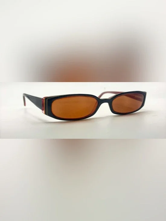 Bold Black Oval Sunglasses Frames Only