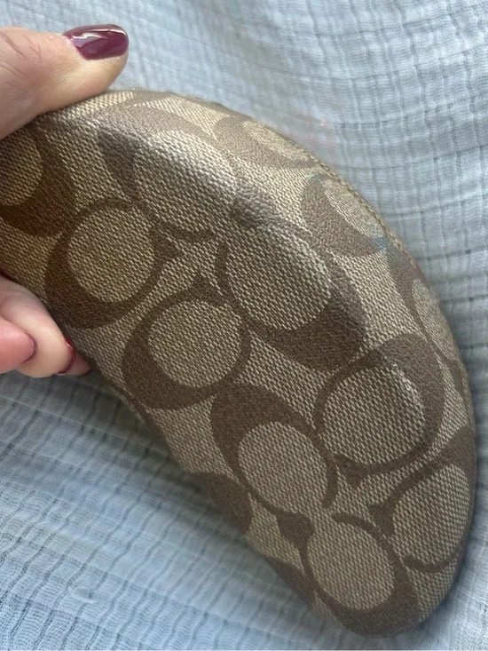 Coach mongram glasses case