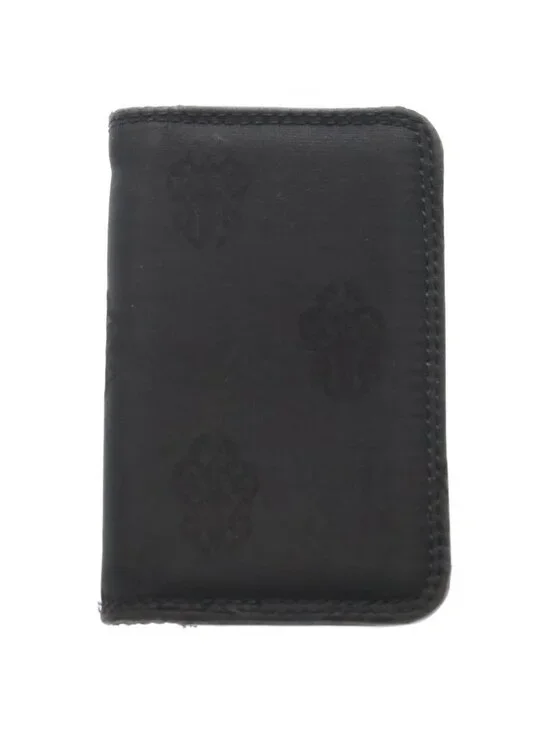 Chrome Hearts Vine Daga Allover Pattern Nylon Card Case Business Holder Grommet