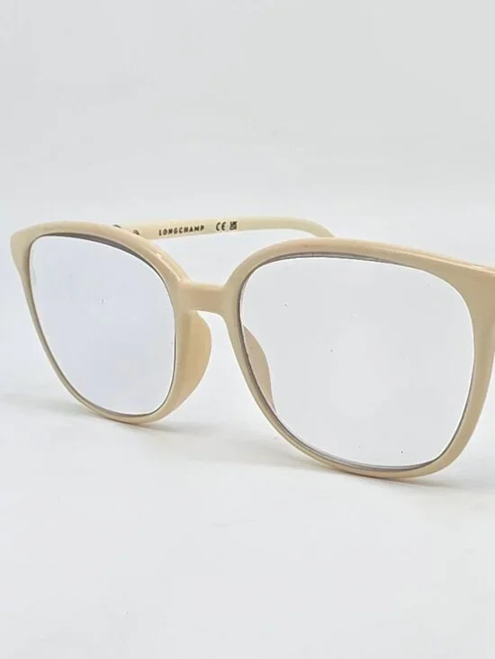 Longchamp LO2706 107 Ivory Full Rim Eyeglasses Frame w/ Flexhinge 52-16-140
