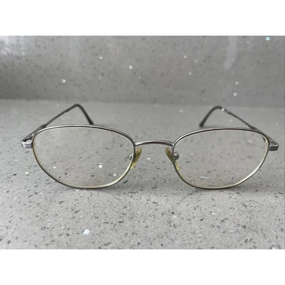 Brooks Brothers BB 189 1081 Silver Eyeglasses Frames ONLY 50-19 135 Italy Unisex