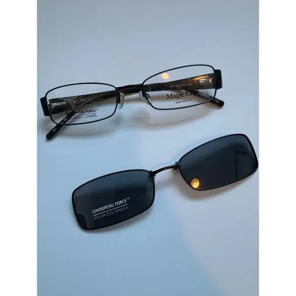 NWOT Magic Clips Black M401 convertable glasses