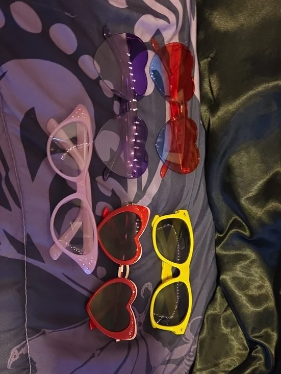 Colorful Variety Of Glasses (5 Pack)