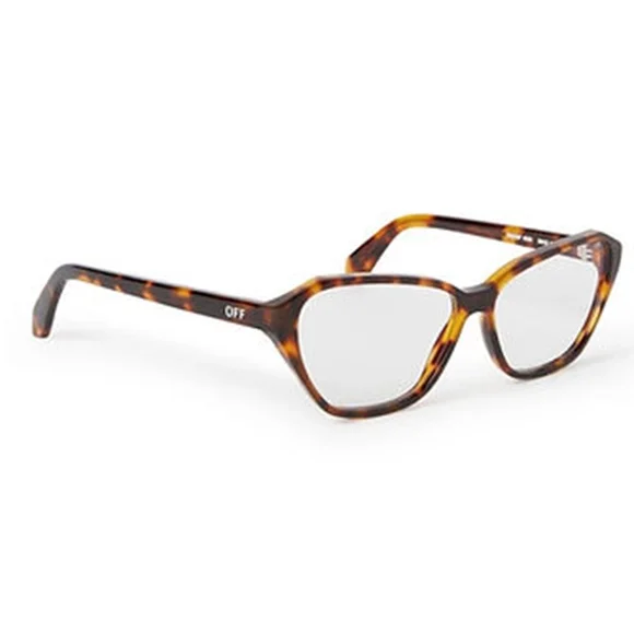 NWT Off-White Style 37 Havana Square 58mm Eyeglasses