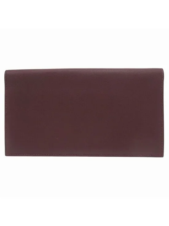 Hermes Citizen Twill Long Veau Swift Pull on Wallet