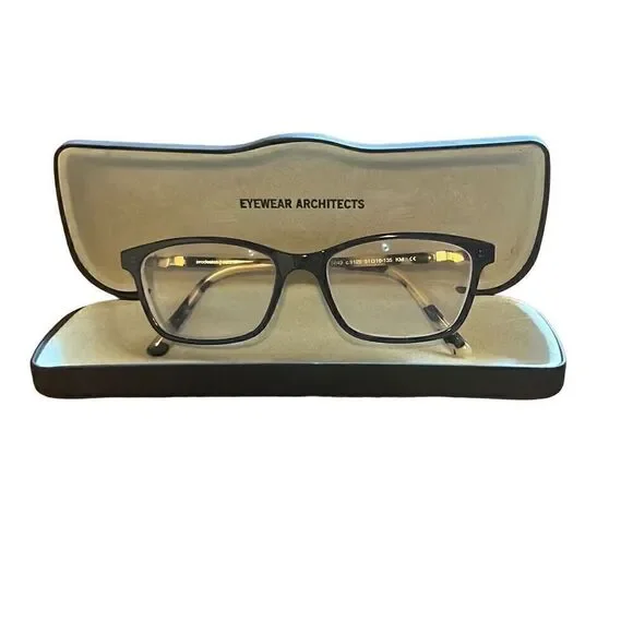 Prodesign Denmark EUC Blue Tortoiseshell EyeGlasses w/ Case‎