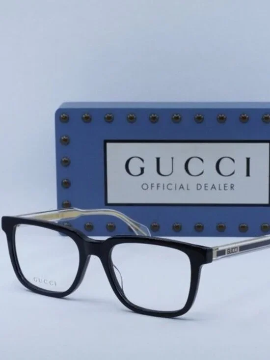 Gucci GG0560ON 005 Square Eyeglasses – Black 55mm