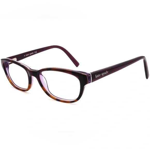 Kate Spade‎ Blakely Glasses OJLG 50-17-135 Plastic Rectangle Tortoise Purple