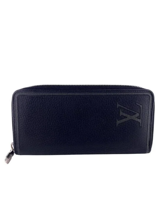 Louis Vuitton Wallet Zippy Vertical Card Holder Coin Purse Black